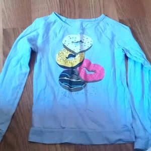 Long sleeve doughnut design shirt